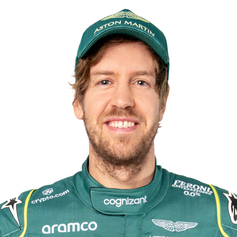 Portrét pilota Sebastian Vettel